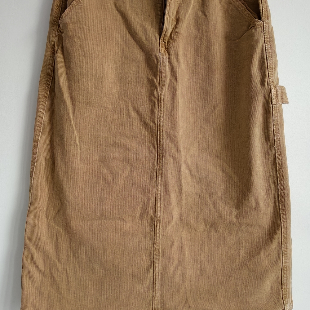 a.n.a Tan Midi Skirt